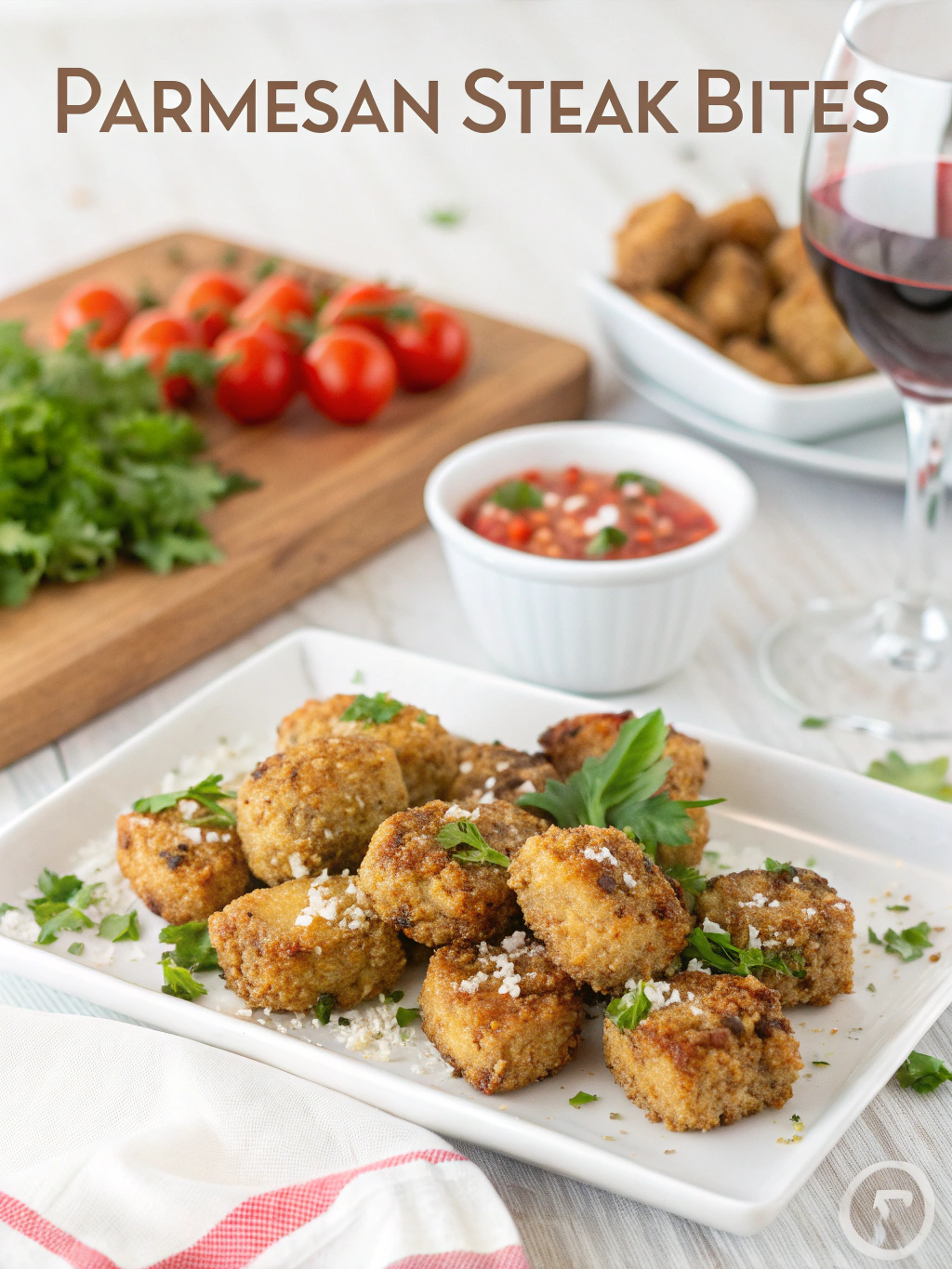 parmesan steak bites